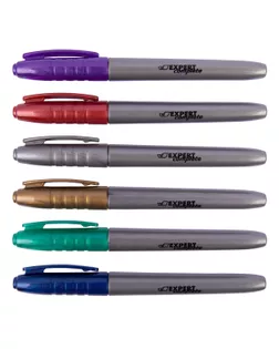 "Expert Complete" Premier EPMS-02 Набор маркеров METALLIC, 6 цв. 2 мм пулевидный ассорти арт. ГММ-110119-1-ГММ079849071334