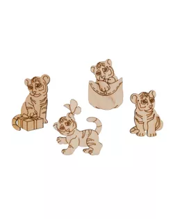 Заготовка для декорирования "Mr. Carving" ВД-984 Мини набор "Тигрята2" фанера  арт. ГММ-107232-1-ГММ079920259374