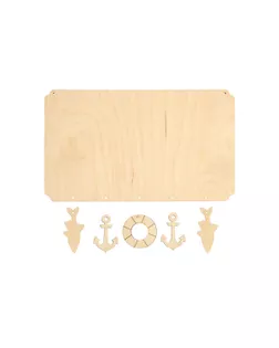 Заготовка для декорирования "Mr. Carving" ВД-1065 Панно с подвесками фанера 30 х 0.3 х 18 см "Сердечки и птички" арт. ГММ-107664-3-ГММ082989947584