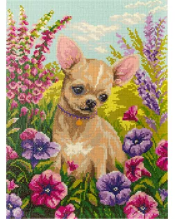 Кристальная (алмазная) мозаика "ФРЕЯ" ALVR-302 "Чихуахуа" 30 х 40 см арт. ГММ-110638-1-ГММ085081528404