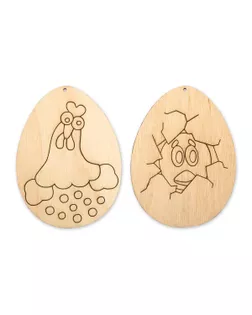 Заготовка для декорирования "Mr. Carving" ВД-1071 Набор подвесок "Пасхальные яйца" фанера  арт. ГММ-109739-1-ГММ086568925154