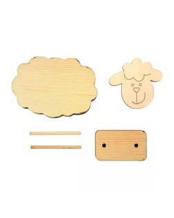 Заготовка для декорирования "Mr. Carving" ВД-1076 Овечка на шпажках фанера  арт. ГММ-109699-1-ГММ086593076464
