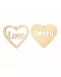 Заготовка для декорирования "Mr. Carving" ВД-1085 Подвеска "Набор сердечек" фанера  арт. ГММ-109664-1-ГММ086575147684