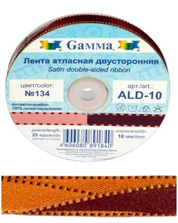 Лента атласная двухстор. ALD-10 ш.1см арт. ГММ-964-22-ГММ0077611