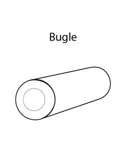 Бисер Япония "TOHO" BUGLE №4 3 мм 5 х 5 г №0030 оранжевый арт. ГММ-3062-10-ГММ0037258