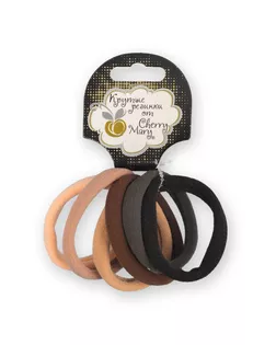 "CHERRY MARY" V/R4064 Набор резинок для волос 5 х 6 шт №01 ассорти арт. ГММ-7927-1-ГММ0001271