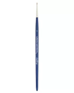 Кисти колонок "Kinotti/Vista-Artista" Gallery укороченная выставка 20218-01 круглая 5 шт короткая ручка №01 арт. ГММ-8778-1-ГММ0041300