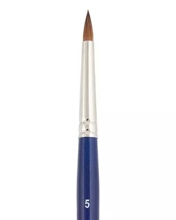 Кисти колонок "Kinotti/Vista-Artista" Gallery укороченная выставка 20218-05 круглая 5 шт короткая ручка №05 арт. ГММ-8782-1-ГММ0042578