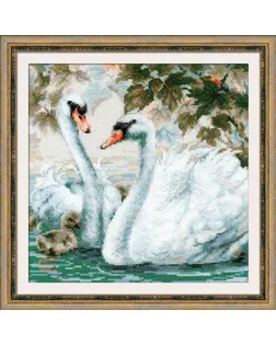 Набор для вышивания "RIOLIS" "Сотвори Сама" 1726 "Белые лебеди" арт. ГММ-103693-1-ГММ056222682372