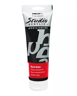 Грунт "PEBEO" Грунт акриловый черный Gesso Studio 524111 250 мл . арт. ГММ-10814-1-ГММ0077139