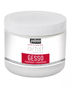 Грунт "PEBEO" Грунт акриловый прозрачный Gesso Studio 523850 500 мл . арт. ГММ-10833-1-ГММ0005818
