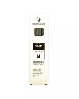 "VISTA-ARTISTA" VAGP Чернографитный карандаш М (B) 12 шт.  арт. ГММ-106482-1-ГММ059489850602