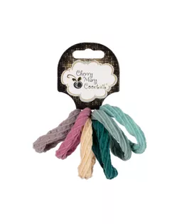 "CHERRY MARY" V/R6110 Набор резинок для волос 5 х 6 шт №01 ассорти арт. ГММ-11628-2-ГММ0005436