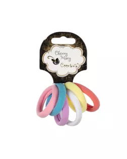 "CHERRY MARY" V/R6112 Набор резинок для волос 5 х 6 шт №02 ассорти арт. ГММ-11631-1-ГММ0004151