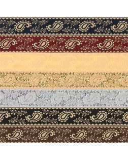 Лента жаккардовая 22 мм TRJ-26 10 м отделочная золото арт. ГММ-12516-1-ГММ0039101