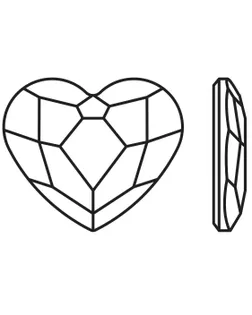 Страз клеевой "PRECIOSA" 438-18-301 Crystal 6 мм стекло 24 шт в пакете белый(crystal) арт. ГММ-101025-1-ГММ066448265354