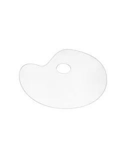 Палитра "VISTA-ARTISTA" из прозрачного оргстекла TPG-2131 овальная арт. ГММ-14518-1-ГММ068210204284