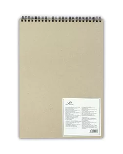 "VISTA-ARTISTA" DSN-A4 Альбом для эскизов 120 г/м2 А4 на спирали 20 л.  арт. ГММ-99744-1-ГММ069806455904