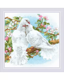 Набор для вышивания "RIOLIS" "Сотвори Сама" 1856 "Белые голуби" арт. ГММ-104990-1-ГММ071329680724