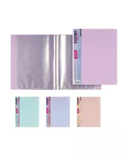 "Expert Complete" Trend А4 "Pastel" Папка с вкладышами 40 л 600 мкр. 20 мм диаг. 6 шт. бирюзовый EC27041940 арт. ГММ-105075-3-ГММ071879091904