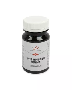"VISTA-ARTISTA" Грунт акриловый черный VPAB-100 100 мл 6 шт.  арт. ГММ-106718-1-ГММ075149872054
