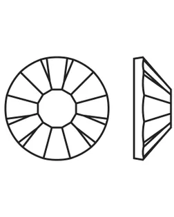 Страз неклеевой PRECIOSA 438-11-618 s SS30 Crystal AB д.0,65см арт. ГММ-105400-1-ГММ076008338264