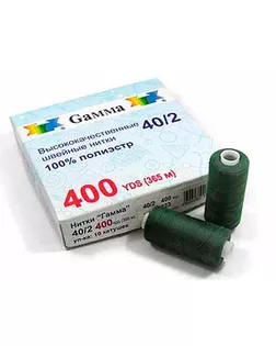 Швейные нитки (полиэстер) 40/2, 400я (365м) ассорти арт. ГММ-14550-2-ГММ125918629954