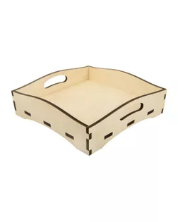 Заготовка для декорирования "Mr. Carving" ВД-1056 Поднос под 4 плитки фанера  арт. ГММ-106369-1-ГММ080094235554