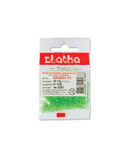 Бисер "Zlatka" GR 11/0 (0301-0324) 10 х 10 г №0310 красный арт. ГММ-13879-1-ГММ0038513