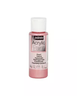 Краски акриловые "PEBEO" Acrylic Paint декоративная перламутровая 59 мл 097871 розовый арт. ГММ-38-1-ГММ0068336