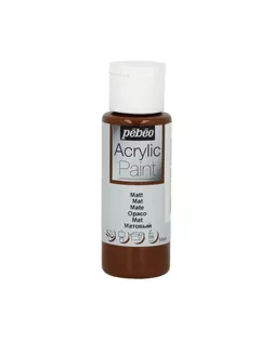 Краски акриловые "PEBEO" Acrylic Paint декоративная матовая 59 мл 097816 шоколад арт. ГММ-39-31-ГММ0034970
