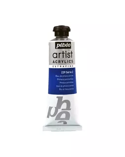 Краски акриловые "PEBEO" Artist Acrylics extra fine №2 37 мл 907-239 фталоцианин синий арт. ГММ-42-10-ГММ0039917