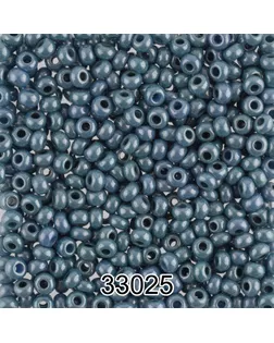 Бисер Чехия круглый 7 10/0 2.3 мм 500 г 33025 (Ф451) грязно-голубой арт. ГММ-1834-16-ГММ0074596