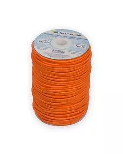 Шнур 3 мм EC-30 цв. эластичный 50 м ±0,5 м №023 оранжевый арт. ГММ-2385-6-ГММ0040354