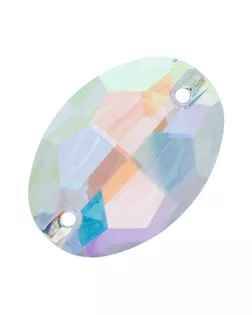 Стразы "PRECIOSA" 438-62-301 Crystal AB 24 х 17 мм стекло 12 шт в пакете перламутр (crystal AB) арт. ГММ-2935-1-ГММ0039164