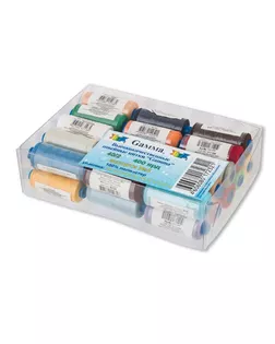 Швейные нитки (полиэстер) 40/2 ассорти 400 я 365 м 30 шт Набор №04 арт. ГММ-3374-4-ГММ0060749