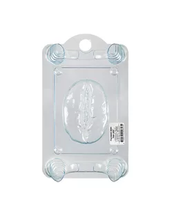 "BUBBLE TIME" Пластиковая форма для мыла №01 пластик Кофе зерно арт. ГММ-4989-24-ГММ0073767