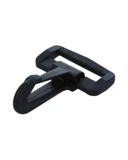 Фурнитура сумочная пластик GHA001 Карабин 1.25 " ( 32 мм) 100 шт. черный арт. ГММ-7193-1-ГММ0004541