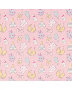 Ткани для пэчворка PEPPY МОЛОЧНЫЕ СНЫ ФЛАНЕЛЬ ФАСОВКА 100 x 110 см 175±5 г/кв.м 100% хлопок МС-17 розовый арт. ГММ-10575-24-ГММ0026310