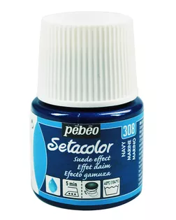 Краска для темных и светлых тканей с эффектом замши "PEBEO" Setacolor 45мл арт. ГММ-10661-2-ГММ0036999