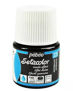 Краска для темных и светлых тканей с эффектом замши "PEBEO" Setacolor 45мл арт. ГММ-10661-9-ГММ0042660