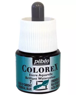"PEBEO" Акварельные чернила Colorex 45 мл 341-007 синий восточный арт. ГММ-10714-6-ГММ0038339