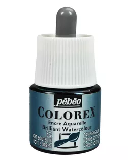 "PEBEO" Акварельные чернила Colorex 45 мл 341-052 зеленый бутылочный арт. ГММ-10714-41-ГММ0060232