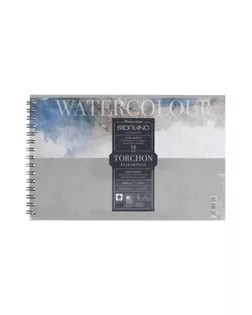 "Fabriano" Альбом для акварели "Watercolour Studio Torchon" 300 г/м2 13.5 х 21 см на спирали 5 х 12 л. арт. ГММ-10723-1-ГММ0002801