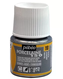 Краска по фарфору и керамике под обжиг металлик "PEBEO" Porcelaine 150 45мл арт. ГММ-10773-2-ГММ0076553