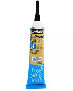 "PEBEO" Контур по ткани "металлик" Setacolor 3D 20 мл 557034 под белое золото арт. ГММ-10795-8-ГММ0025530