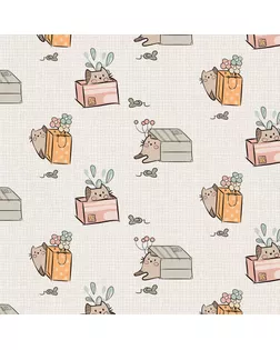 Ткани для пэчворка PEPPY МАРТОВСКАЯ ПЕСНЯ ФАСОВКА 50 x 55 см 146±5 г/кв.м 100% хлопок МП-10 бежевый арт. ГММ-11027-3-ГММ0044049