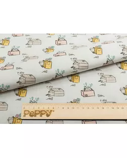 Ткани для пэчворка PEPPY МАРТОВСКАЯ ПЕСНЯ ФАСОВКА 50 x 55 см 146±5 г/кв.м 100% хлопок МП-12 серый арт. ГММ-11027-7-ГММ0041872