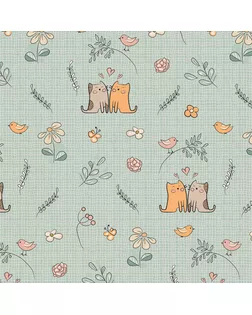 Ткани для пэчворка PEPPY МАРТОВСКАЯ ПЕСНЯ ФАСОВКА 50 x 55 см 146±5 г/кв.м 100% хлопок МП-08 зеленый арт. ГММ-11027-15-ГММ0054159