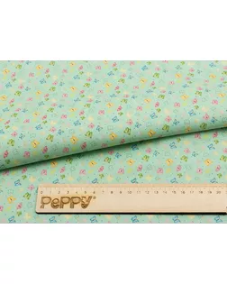 Ткани для пэчворка PEPPY НЕЖНАЯ ИСТОРИЯ ФАСОВКА 50 x 55 см 146±5 г/кв.м 100% хлопок НИ-04 зеленый арт. ГММ-11028-21-ГММ0025653